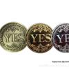 YESNO Бронзовая виртуальная памятная монета - Европейское и американское издание