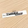 2 Uds 3D ABS Letters TURBO 4MATIC Plus Logo Car Bumper Sticker Side Emblem Badge for C117 W117 GLE53 GLA45 A45 A35 CLA35 CLA45