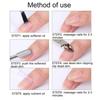 Stainless Steel Manicure Nail Art Clippers Cuticle Trim Hard Dead Skin Scissors