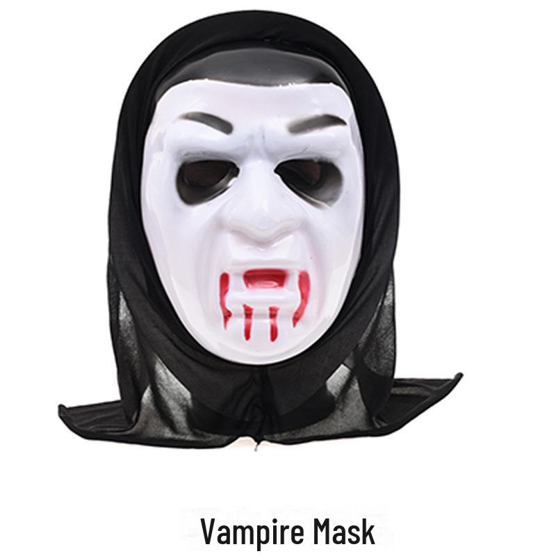 Страшная маска черепа на Хэллоуин и набор перчаток зомби