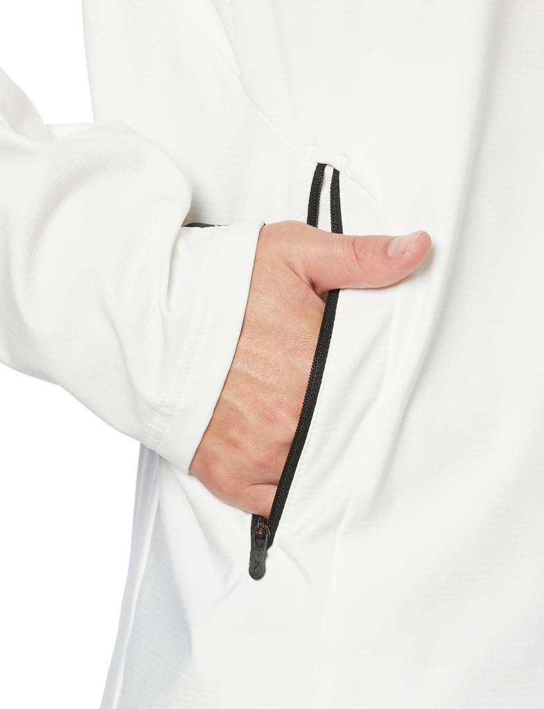 Training Wear Tech Shield Crew Neck Long Sleeve Windproof Stretch Water Repellent 32MCA553 Snow White XL [Mizuno] Men's