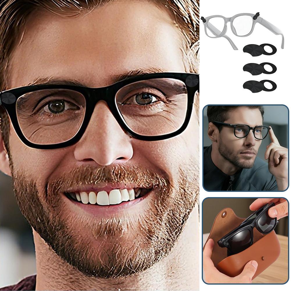 Smart Glasses Privacy Cover Rotating Shutter Camera Protector For Ray Ban Meta Wayfarer Skyler Headliner Gen 1 2 Lens Accessory