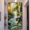 2025 Новая Алмазная Живопись Драгоценности Вышивка Крестом Фэнтези Красота Поток Пейзаж 5D Сделай Сам Полная Мозаика Вышивка Картина Настенный Декор