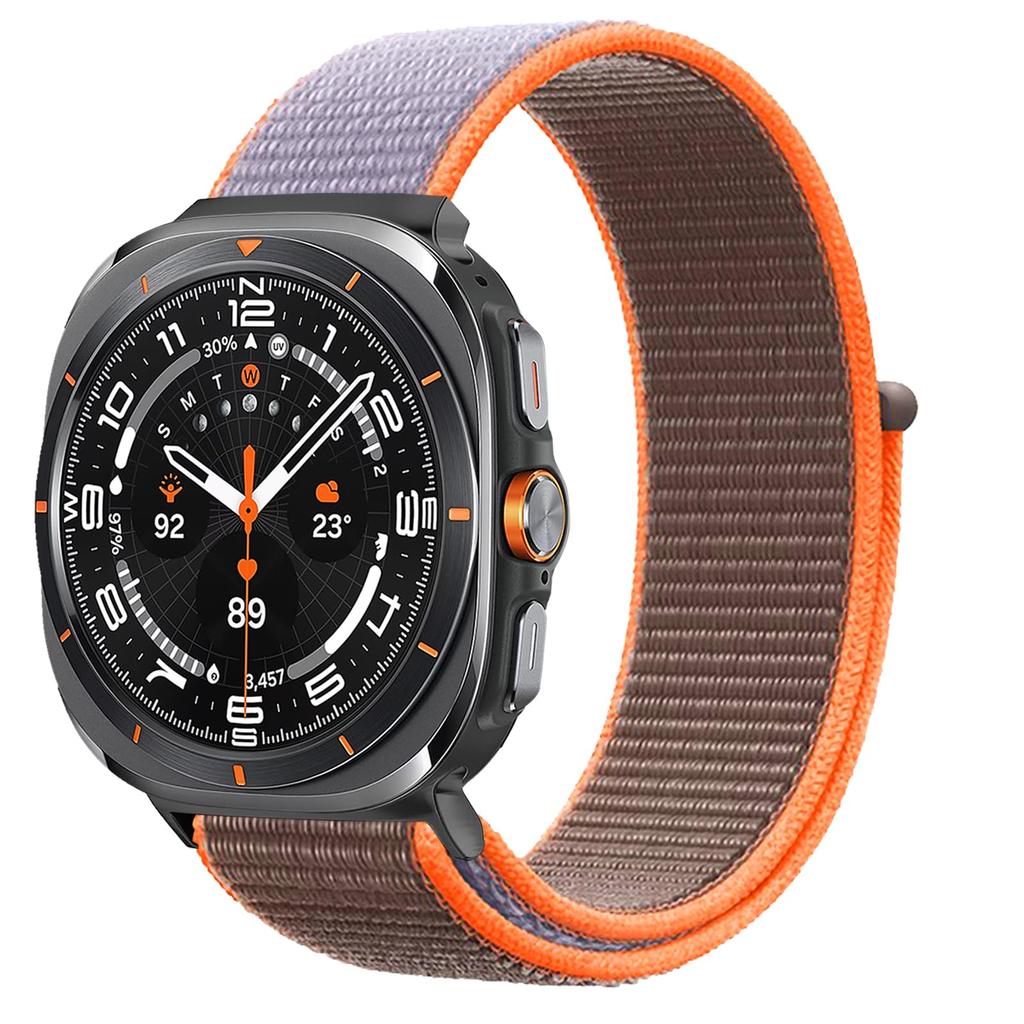 Ремешок для Samsung Galaxy Watch 7 Ultra Ремешок 47 мм умные часы Аксессуары Спортивный нейлоновый петлевой браслет Galaxy watch 2026 Ultra 47 мм