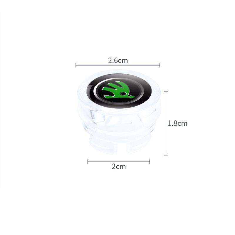 Car Cigarette Lighter Socket Dust Cover Dustproof Plug Cap Anti Dust Moistureproof Interior Protective Accessories For Skoda RK5