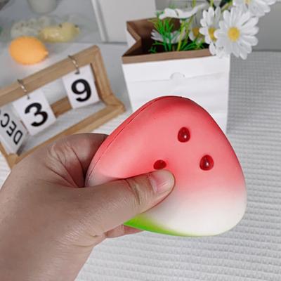Игрушка-сквиши в виде кусочка арбуза Yousheng для снятия стресса, облачко, цыпленок, хлеб, собака, звезда, сыр, сенсорная игрушка для сжимания, мягкий мячик для снятия стресса, успокаивающая игрушка-антистресс