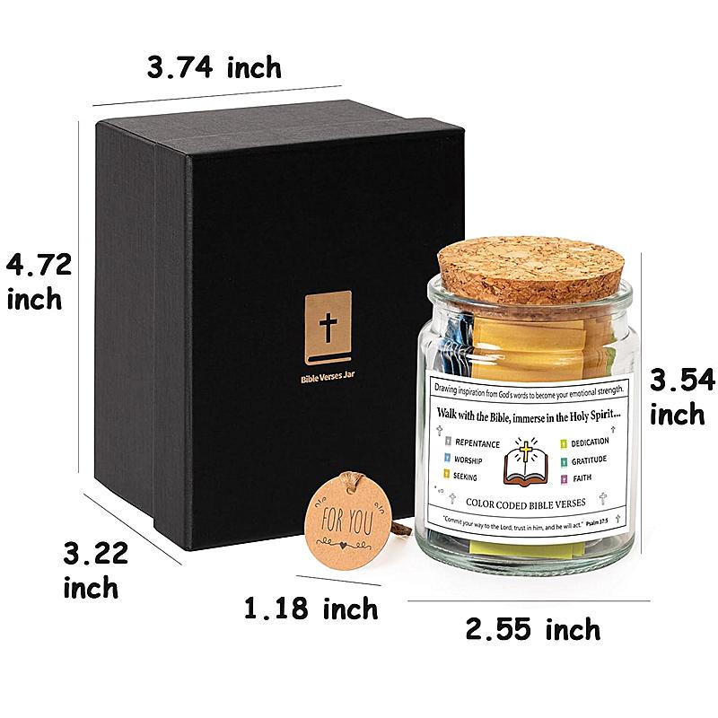 Bible Verses in a Jar Christian Gifts Pious Prayers Latest Product great for daily use perfect for gifting made with care
