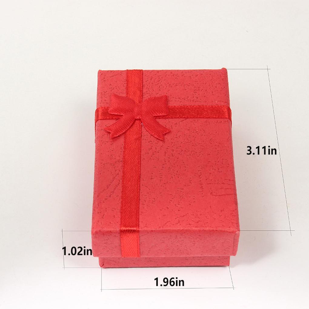 Ювелирные изделия в коробке Подвески Бумага Твердые Хранение Ожерелья Подарочная Упаковка Упаковка Кольца Пыленепроницаемые Украшения Влюбленные