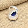 Lapis Lazuli Gemstone Handmade 925 Sterling Silver Jewelry Ring For Christmas