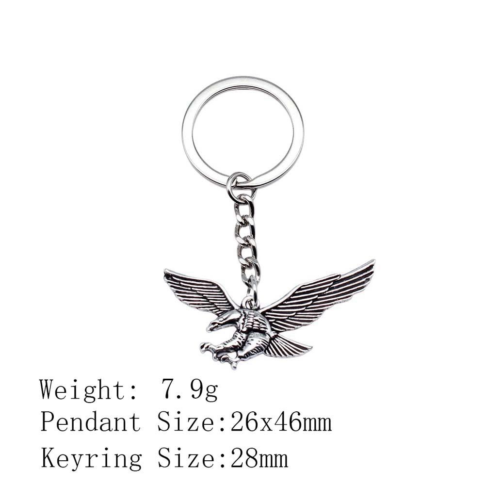 Подарки на день рождения брелок череп орел брелок украшения для дома автомобиль брелок