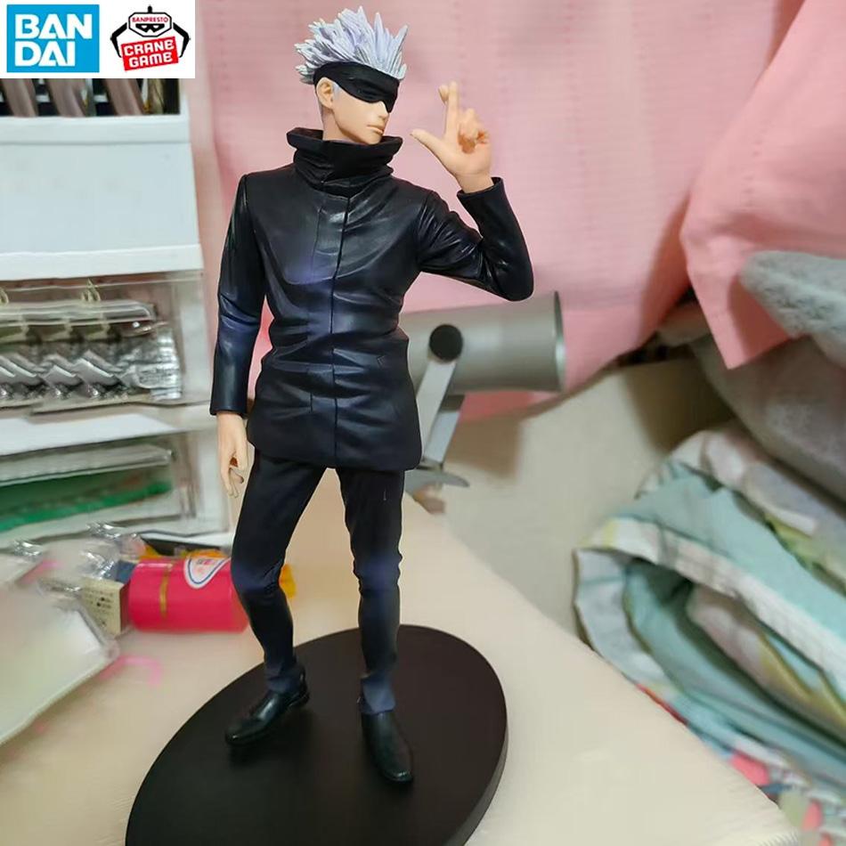 Аниме Фигурка Jujutsu Kaisen Годжо Сатору Фигурка Действия ПОЛИВИНИЛХЛОРИД Статуэтка Коллекционная Миниатюра Игрушки Подарки