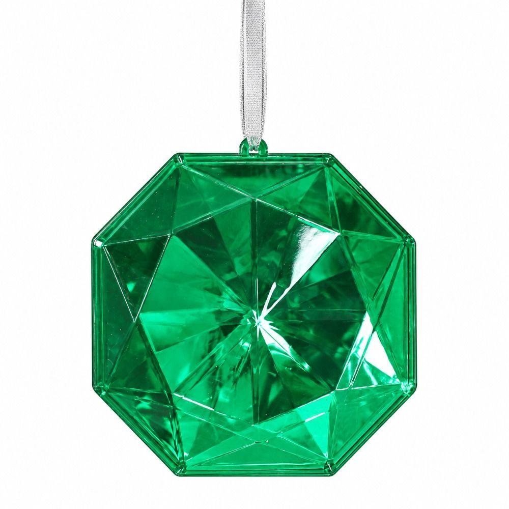 Transparent Christmas Tree Ornament Faceted Faceted Tree Ornament  Window Hanging Decor