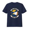 USAF Licensed 555th Fighter Squadron T Shirt D3 Triple Nickel Design with Eagle Logo vintage Washed Stretched Casual Slightly