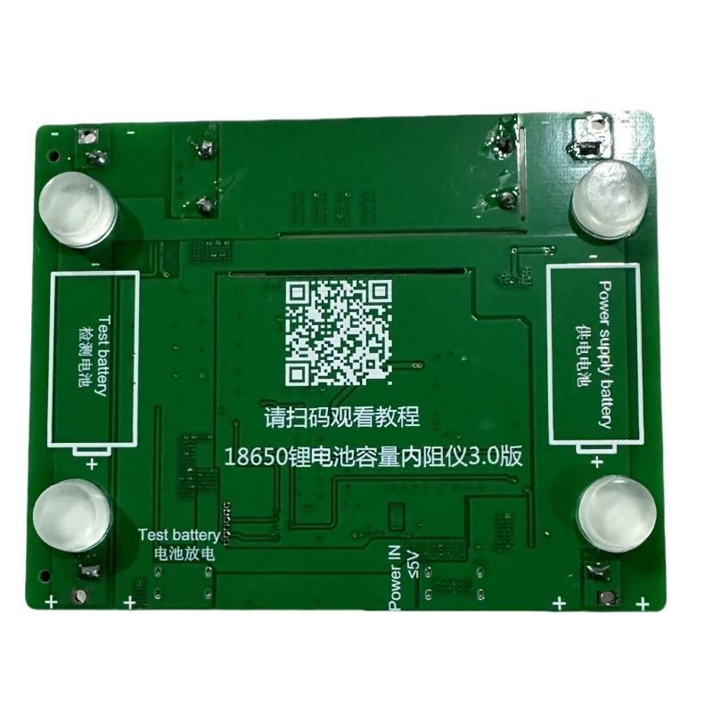 Тестер емкости аккумулятора с током разряда 10 А и защитой от перегрузок для элементов 18650
