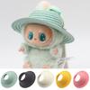 Doll Straw Hat for Dollhouse Miniature 17cm Labubu Color Match Hat Kawaii Cute Doll Accessories Kids Girls Toys