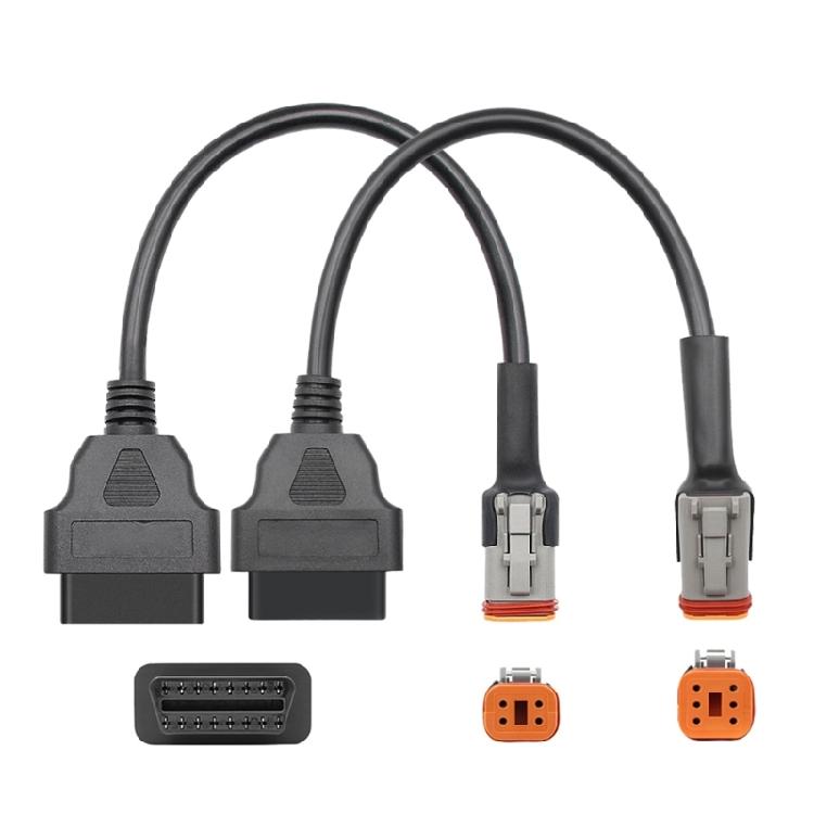 Диагностический кабель Easy Plugs & Play Точная диагностика для мотоцикла с 6+4-контактными интерфейсами Удобный дизайн