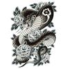 Wolf Large Tiger Dragon Full Back Tattoo Stickers Tattoo Sticker Waterproof Decal TemporaryTattoo