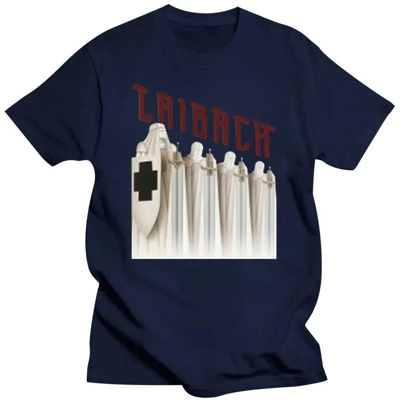 Laibach Словенская авангардная группа Poster Tour Мужская черная футболка Брендовая мода для беременных Футболка Avant-Garde