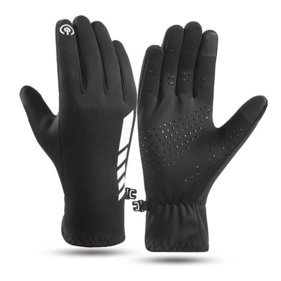 1 пара зимних перчаток для велоспорта, теплые, с сенсорным экраном, противоскользящие, ветрозащитные, водонепроницаемые, для холодной погоды, для мужчин и женщин, для езды на мотоцикле, катания на лыжах, с закрытыми пальцами