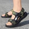 Fashion Men's Sandals 2025 Youth Men's Buckle Driving Outdoor Beach Shoes Lightweight Youth Trend