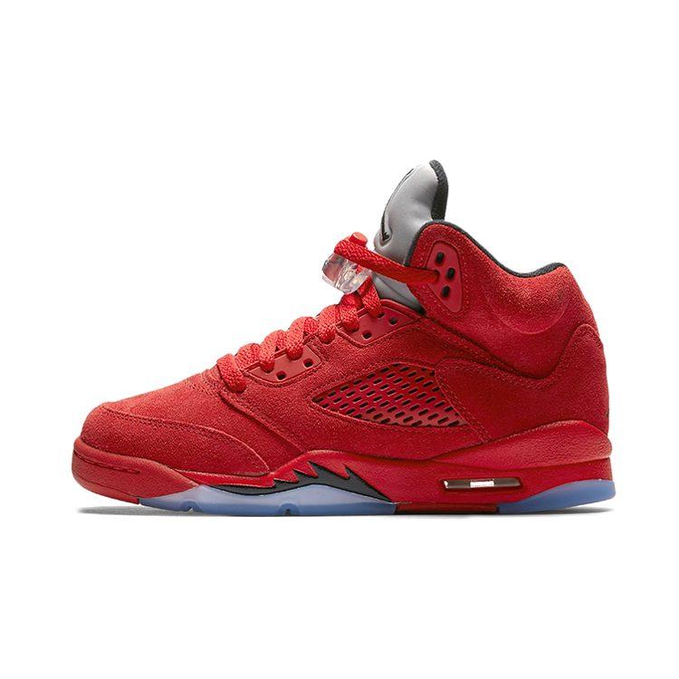 Jordan 5 Ретро Красная Замша GS 440888-602