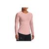 Under Armour Casual Round Neck Running Training Long Sleeve T-Shirt Women Tops Pink 1368179-676