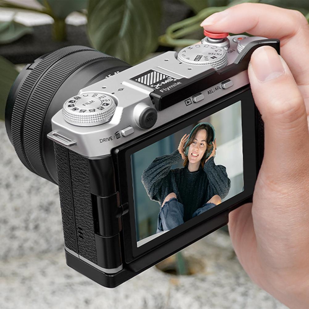 Крышка горячего башмака со встроенной кнопкой спуска затвора, силиконовыми подушечками, упором для большого пальца камеры, рукояткой "Большой палец вверх" для Fujifilm XM5 Fuji X-M5