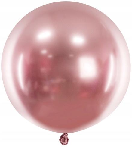 Glossy Round Balloon 60cm, Rose Gold 1 pc