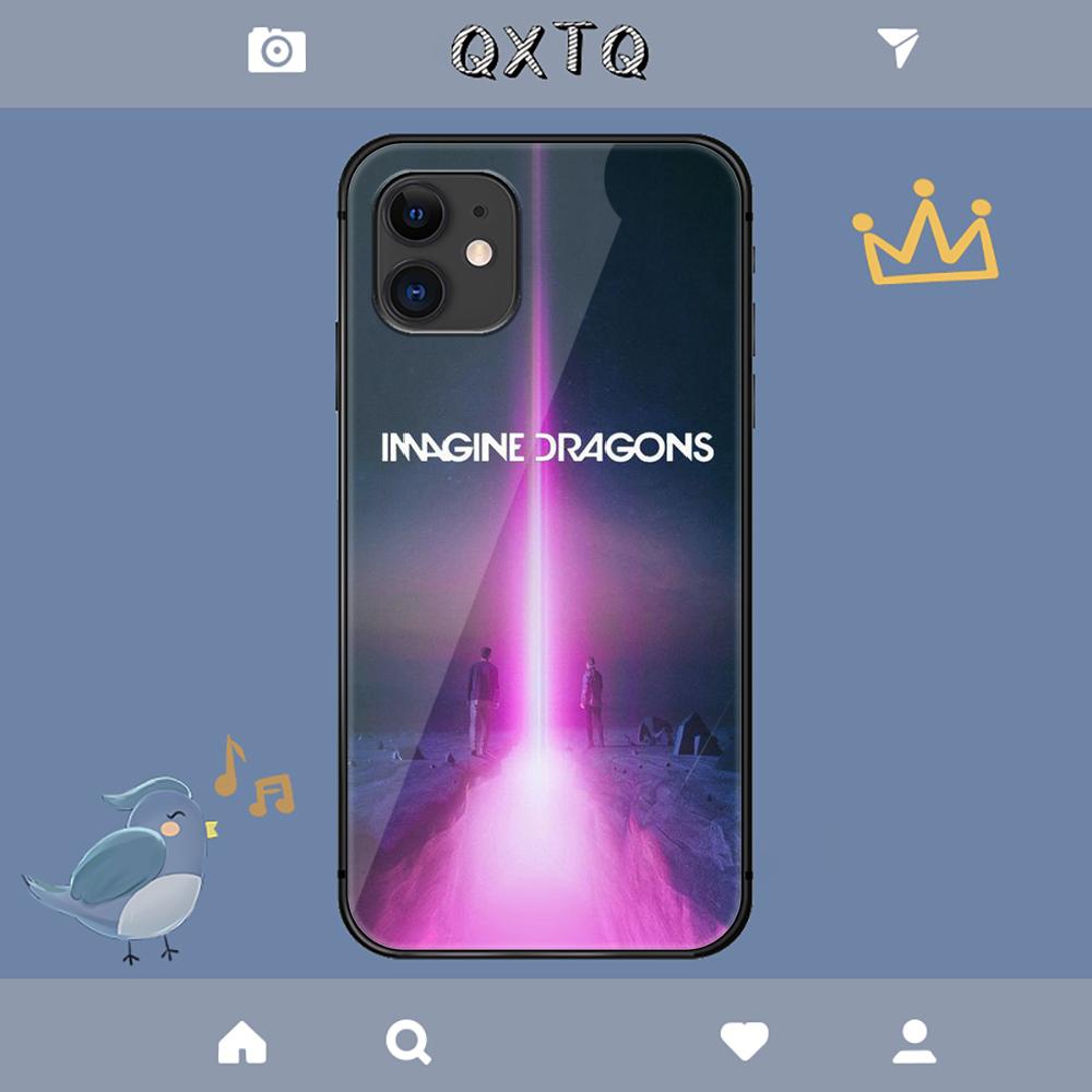 Чехол для iPhone Samsung Galaxy Redmi Note S 17 16 15 14 13 20 24 25 54 Pro Max Ultra Fe с закаленным стеклом, рок-группа Imagine Dragons