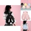 Lovely And Versatile Nylon Bunny Backpack For Preschoolers Lightweight And Easy To Carry