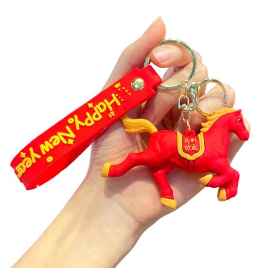 Yousheng Крутой Черный Конь Плюшевый Брелок Мягкая Набивная Игрушка Подвеска для Сумки Рюкзака Ключей Подарок Ручной Работы для Девочек Мальчиков Друзей Семьи День Рождения