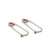 Cool Colorful Small Stud Earrings for Women Men Piercing Stainless Steel Circle Hoop Earrings Punk Girl Dangle Earrings