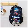 Детский мультяшный рюкзак Sonic из легкого нейлона для использования в детском саду и школе
