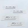 New Luxury Line Sport Line Fender Emblem for BMW 730 740 750 750Li Side Logo Car Styling Refitting Upgrade Sticker Chrome& Matte ia2