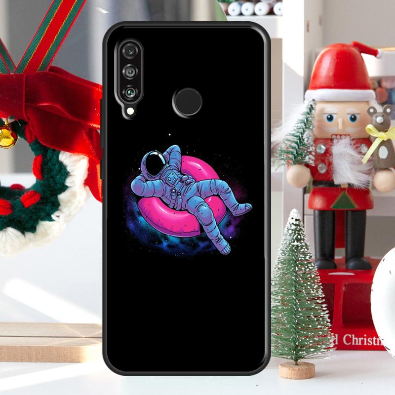 Чехол Космонавт Звезда Космос Для Huawei Nova 12i 11i 8i 12s Y73 Y72 Y61 Y91 Y90 Y70 Y60 9 10 SE P60 Pro P30 P40 Lite