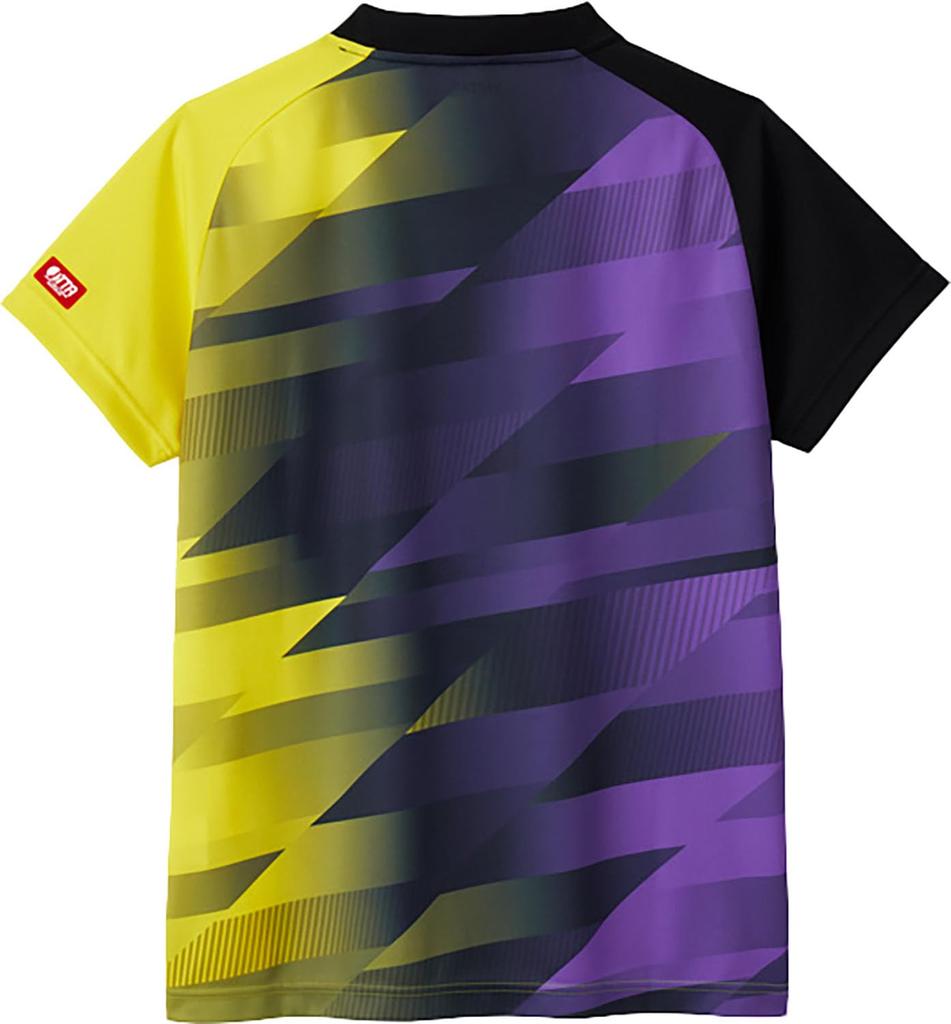 Victorus Table Tennis Game Table Tennis 512401 Shirt, J.T.T.A (Japan Association) Approved, Moisture-Wicking, Quick-Drying, Unisex, V-GS400, Yellow,