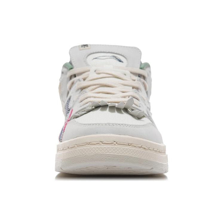 Li Ning Wave Pro Скользкие, износостойкие, легкие низкие кеды для скейтбординга Мужские Серый Зеленый AECR097-1