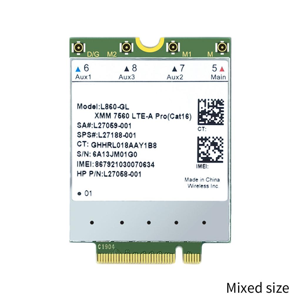 L860-GL 4G карта Cat16 модуль 4G SPS- L27188-001 FDD-LTE TDD-LTE Wlan-адаптер для ноутбуков Elitebook X360 830 840 850