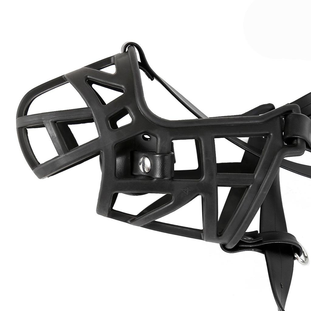 VaHppy Flirting Toys for Couples Mouth Stopper "Mouth Ball" Headgear Mask 2in1 PU Dog's Pig's Mouth Cosplay Dog Slave SM