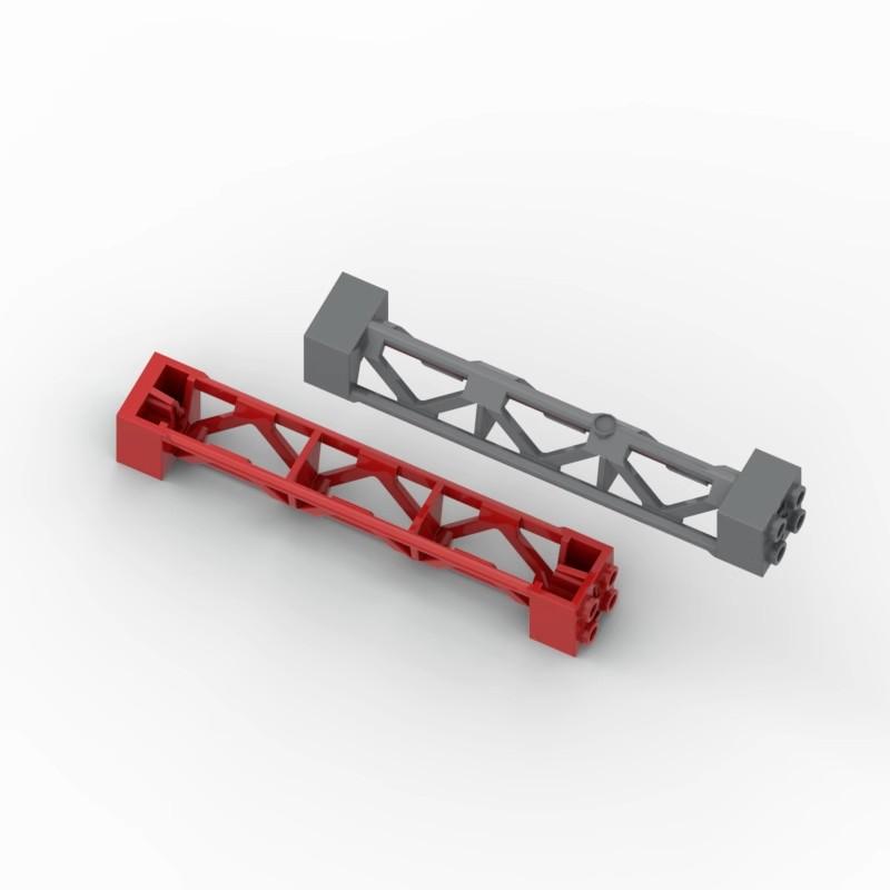 20 шт. Детали MOC 95347 Опора 2 x 2 x 10 Балка Совместимо с кубиками DIY Сборка Строительные блоки Частицы Детская головоломка Мозговая игрушка Подарок