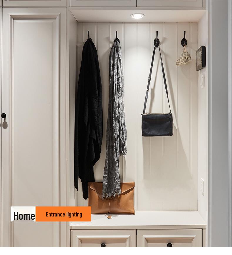 Светодиодный зумируемый встраиваемый потолочный светильник-спот на гибкой ножке для гостиной