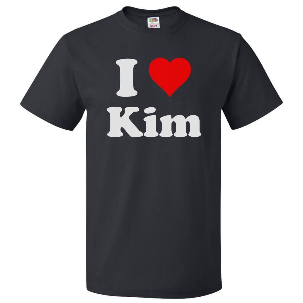 I Love Kim T shirt I Heart Kim Tee