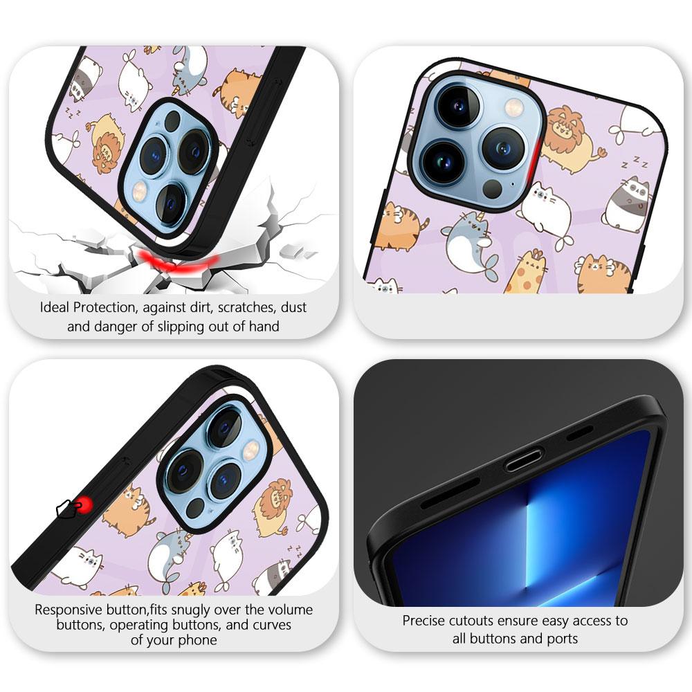 Стеклянный чехол с милым кроликом из мультфильма для Iphone 13 14 12 Pro Max Mini Xs Xr X, чехол для Iphone 7 8 6s Plus Se 2022 11, чехол