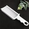 1PC Men's Haircut Comb Push Cut Comb Hair Cutting Comb Flat Top Comb Comb White Little Comb Position Aid Comb