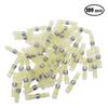 Yellow 100PCS Waterproof Solder Sleeve Heat Shrink Tube Terminal Connector 12-10AW
