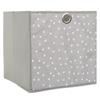 [A1799] — Серый куб для хранения вещей Petits Pois — 30x30.