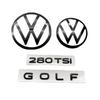 Для VW Volkswagen Jetta MK5 Golf Автомобильный передний значок логотип закрытый ABS наклейка Для Volkswagen Golf 5/6/7/7.5/8 280TSI передний и задний