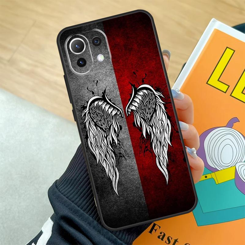 Крылья Ангел Дьявол Чехол Для Xiaomi 15 Ultra 13 14 11T 12T 13T 14T Pro POCO X7 Pro X3 X5 X6 F5 F6 F7 Pro Чехол