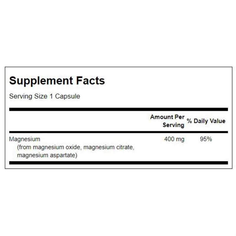 Swanson Тройной магниевый комплекс 400 мг капсулы, 100 таблеток, 1 шт.