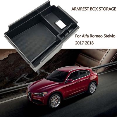 1 шт. Автоаксессуары Центральный подлокотник Ящик для хранения Для Alfa Romeo Stelvio 2017 2018 Консоль Лоток для перчаток Держатель Чехол Контейнер